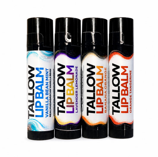 Tallow Lip Balms | Tallow, Botanical Infusion & Kokum Butter