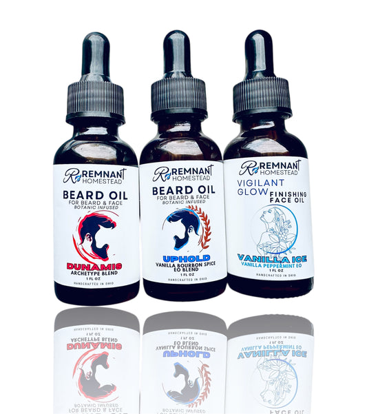 Beard Oil (& Face)| [ALL BLENDS] Botanic Infused