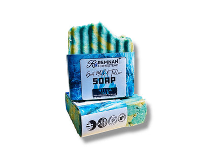 "Nilla Ice" Tallow & Goat Milk Soap Bar (EO)