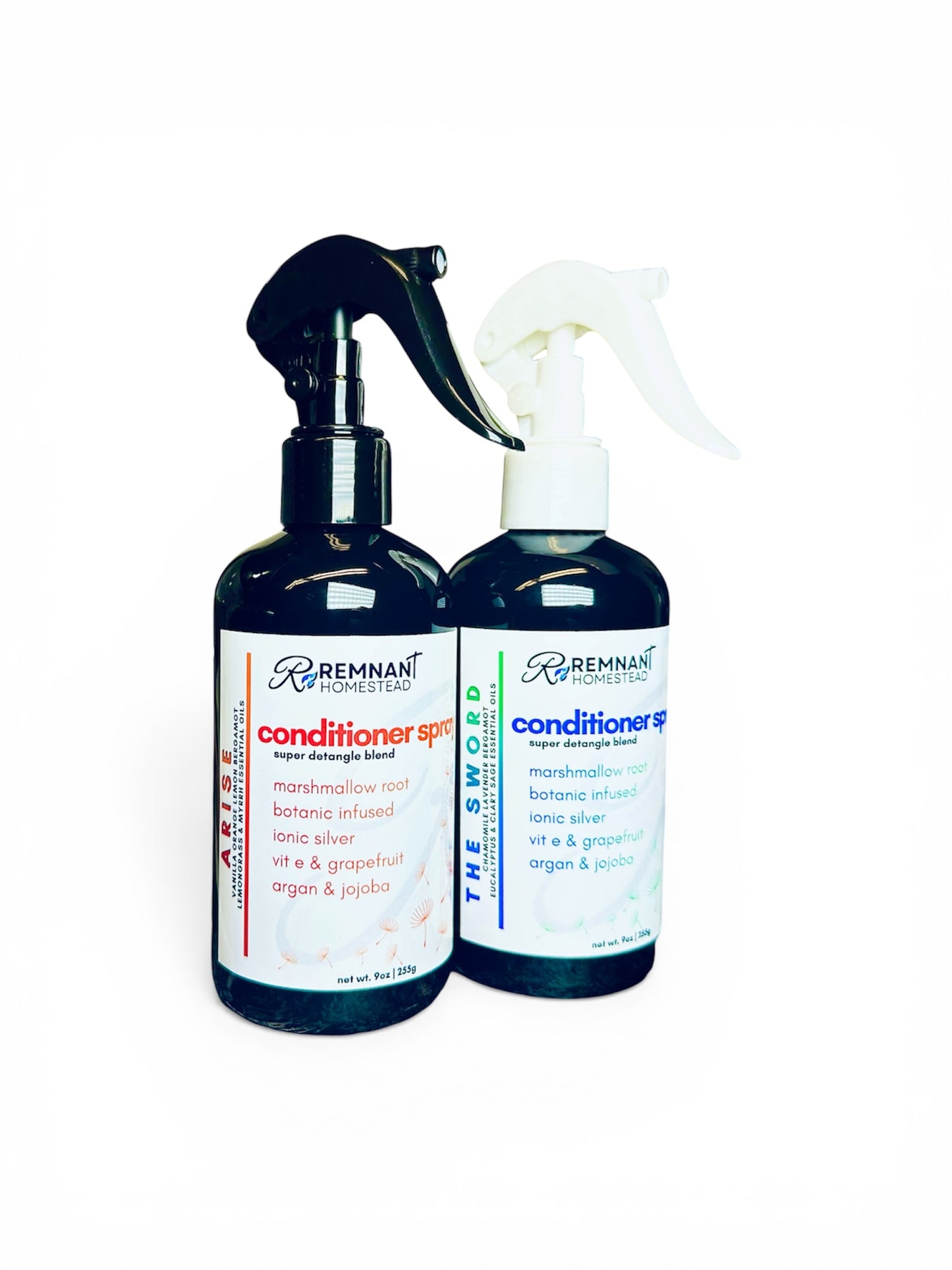 Detangle - Leave In Conditioner | Marshmallow Root, Ionic Silver, Vit E, Argan & Jojoba, Goat Milk, Botanic Infused | All Varieties