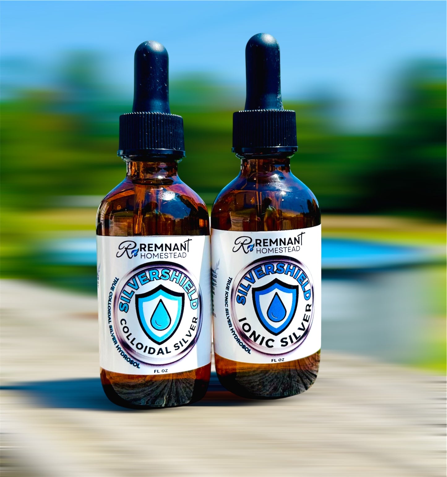 SilverShield TRUE Colloidal Silver & 10PPM Ionic Silver [All Sizes & Types]