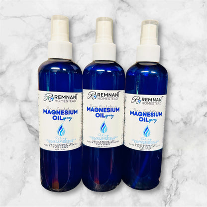 Magnesium Oil Spray [For Stress, Calm, Sleep, +] Pure Zechstein Magnesium & Botanical Infused
