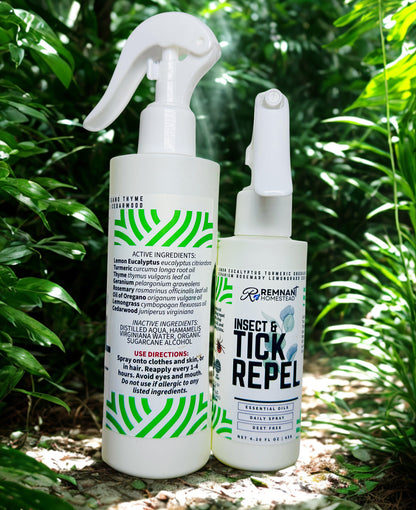 Tick Repel Spray | Insect Repel | Natural DEET Free | Power Essential Oils