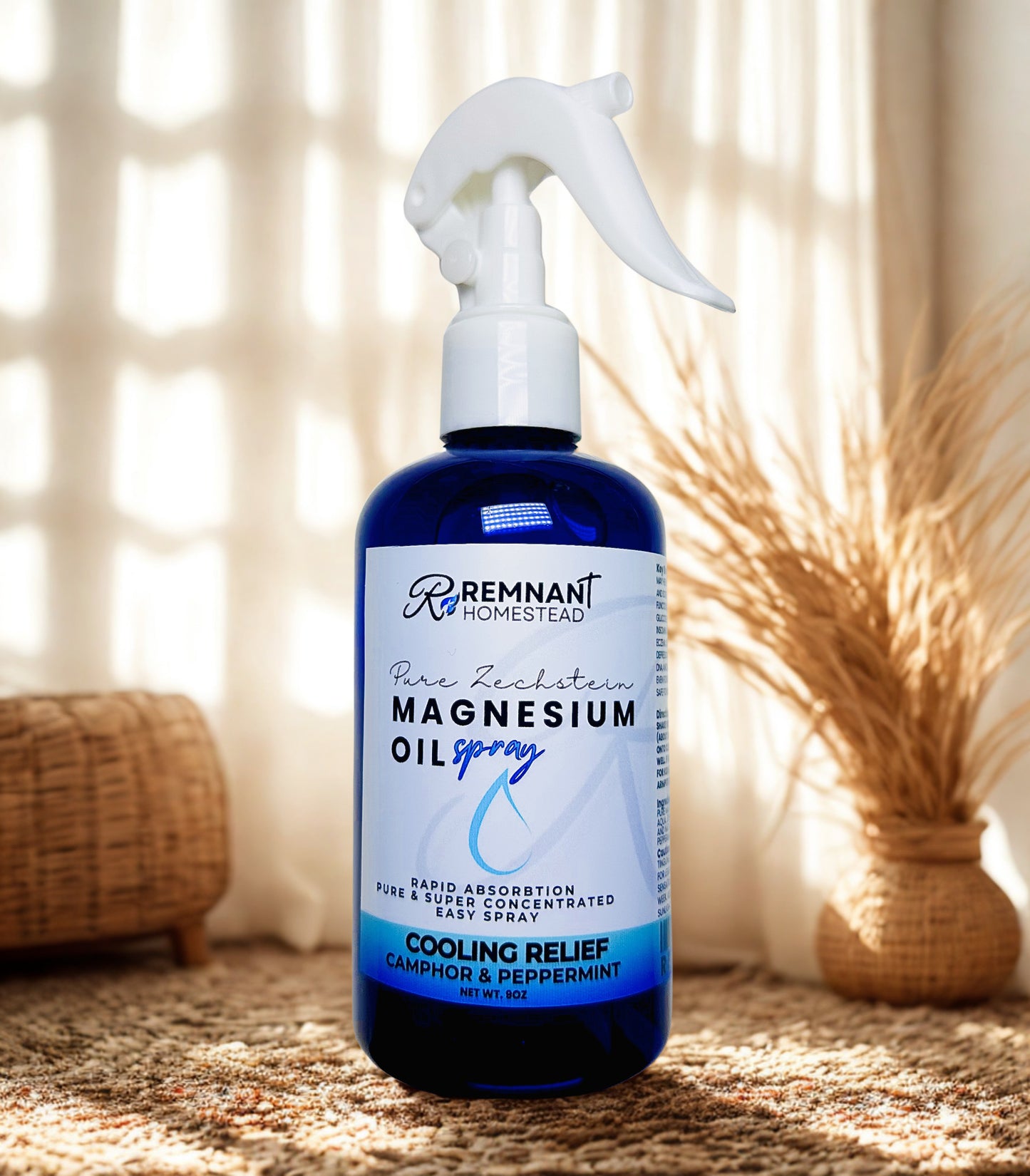 Magnesium Oil Spray [For Stress, Calm, Sleep, +] Pure Zechstein Magnesium & Botanical Infused