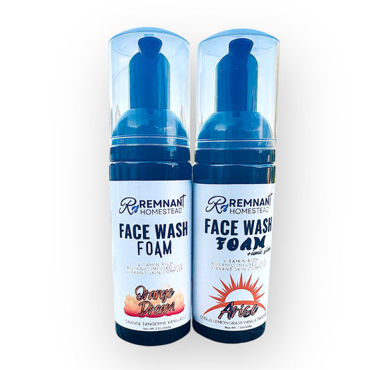 Foaming Face Wash Soap | Botanic Infused | Goat Milk Beef Tallow & Shea Butter | Colloidal Silver