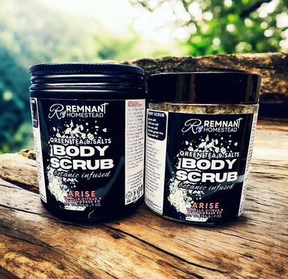 Botanic Body Scrubs, Salts, Hemp Seed, & Matcha Green Tea (All Variations)