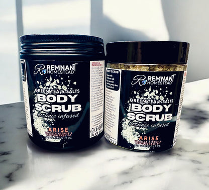 Botanic Body Scrubs, Salts, Hemp Seed, & Matcha Green Tea (All Variations)