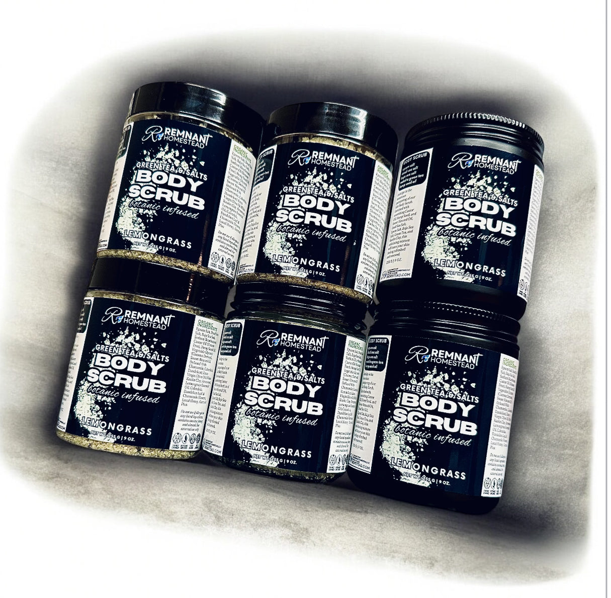 Botanic Body Scrubs, Salts, Hemp Seed, & Matcha Green Tea (All Variations)