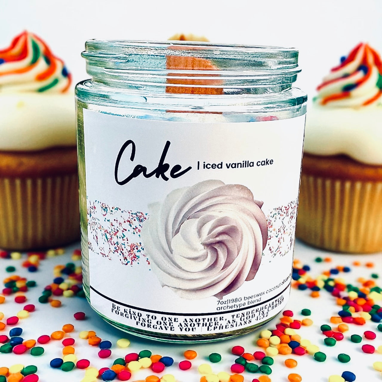 Full Size Beeswax & Coconut Wood Wick Organic Candles -ALL SCENTS- Cherry Wood Wick (EO Blends & Archetype)