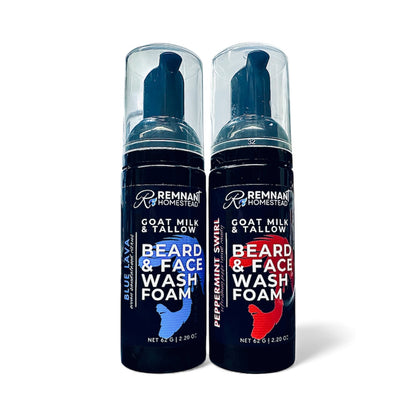Beard & Face Foam Wash Botanical Infused | Goat Milk & Tallow