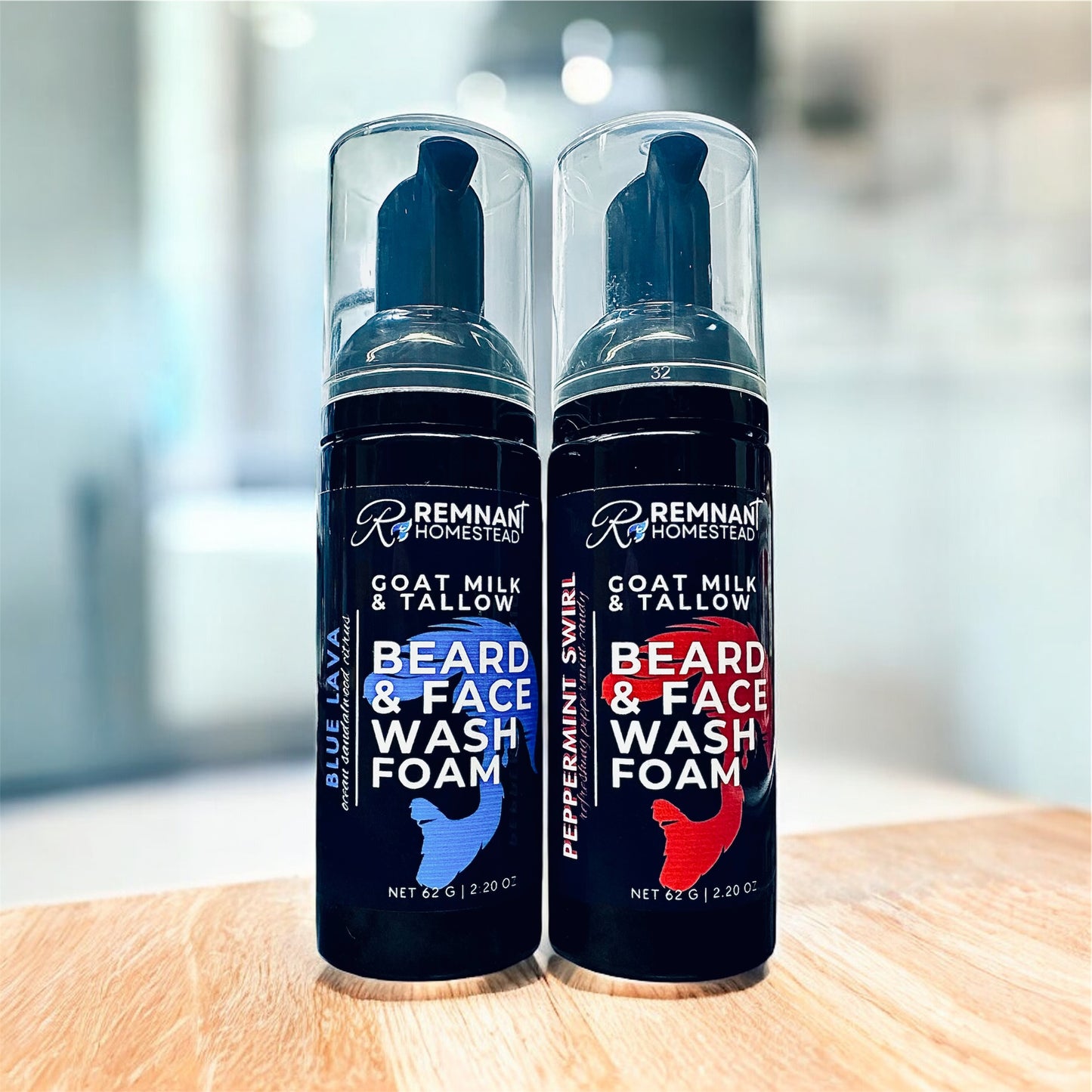 Beard & Face Foam Wash Botanical Infused | Goat Milk & Tallow