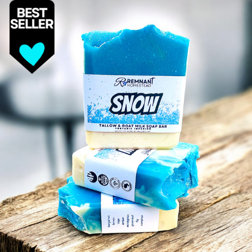 Cloudveil (Formerly "SNOW") | Tallow & Goat Milk Soap