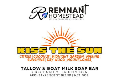 Goat Milk & Tallow Soap Bars [ALL *ARCHETYPE BLEND SCENTS*] | Botanical Infused | Rich Moisture