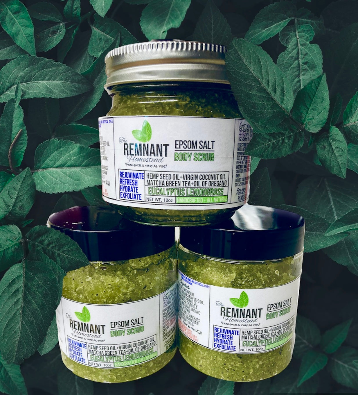 Hemp Botanical Salt Scrub